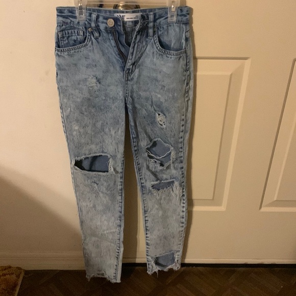 blue ymi ankle cut jeans - Picture 1 of 3